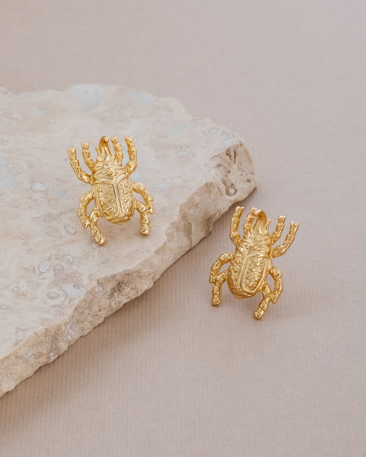 Beetle Stud Earrings