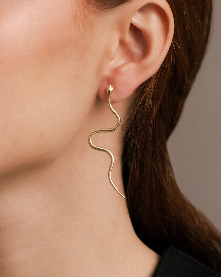 Slithering Serpent Earrings