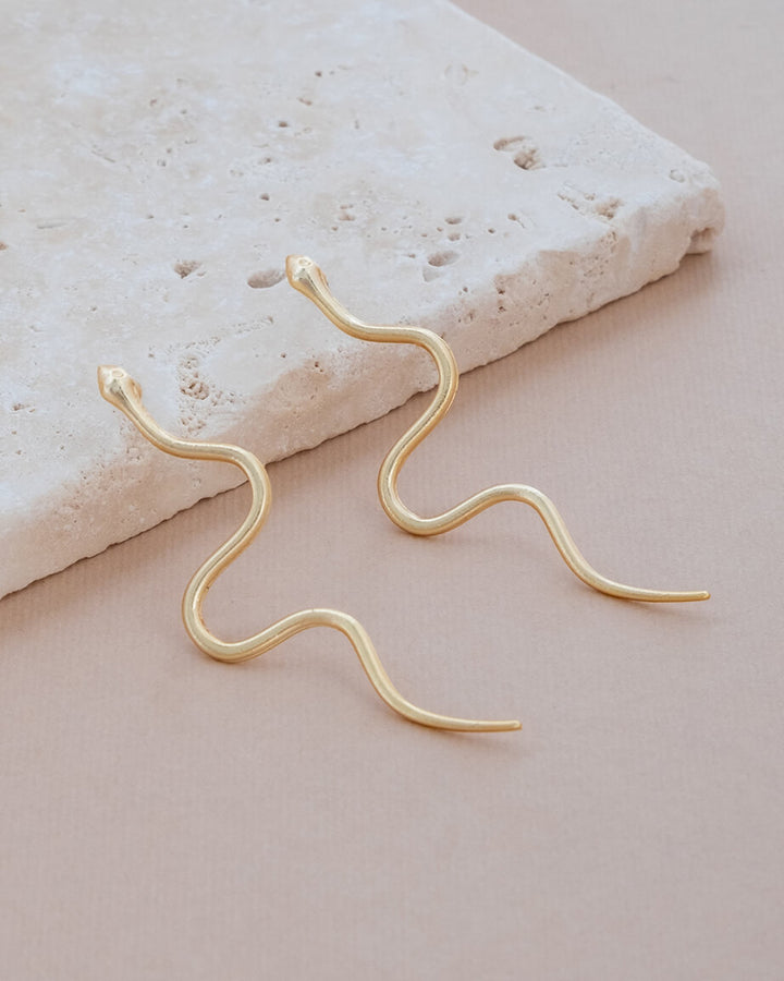 Slithering Serpent Earrings