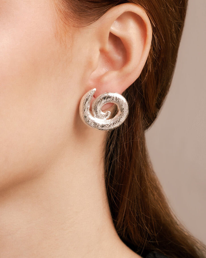 Spiral Stud Earring